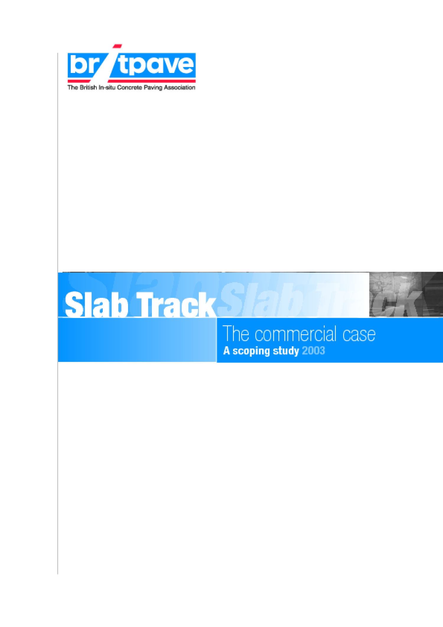 Picture of Slab Track - The Commercial Case 