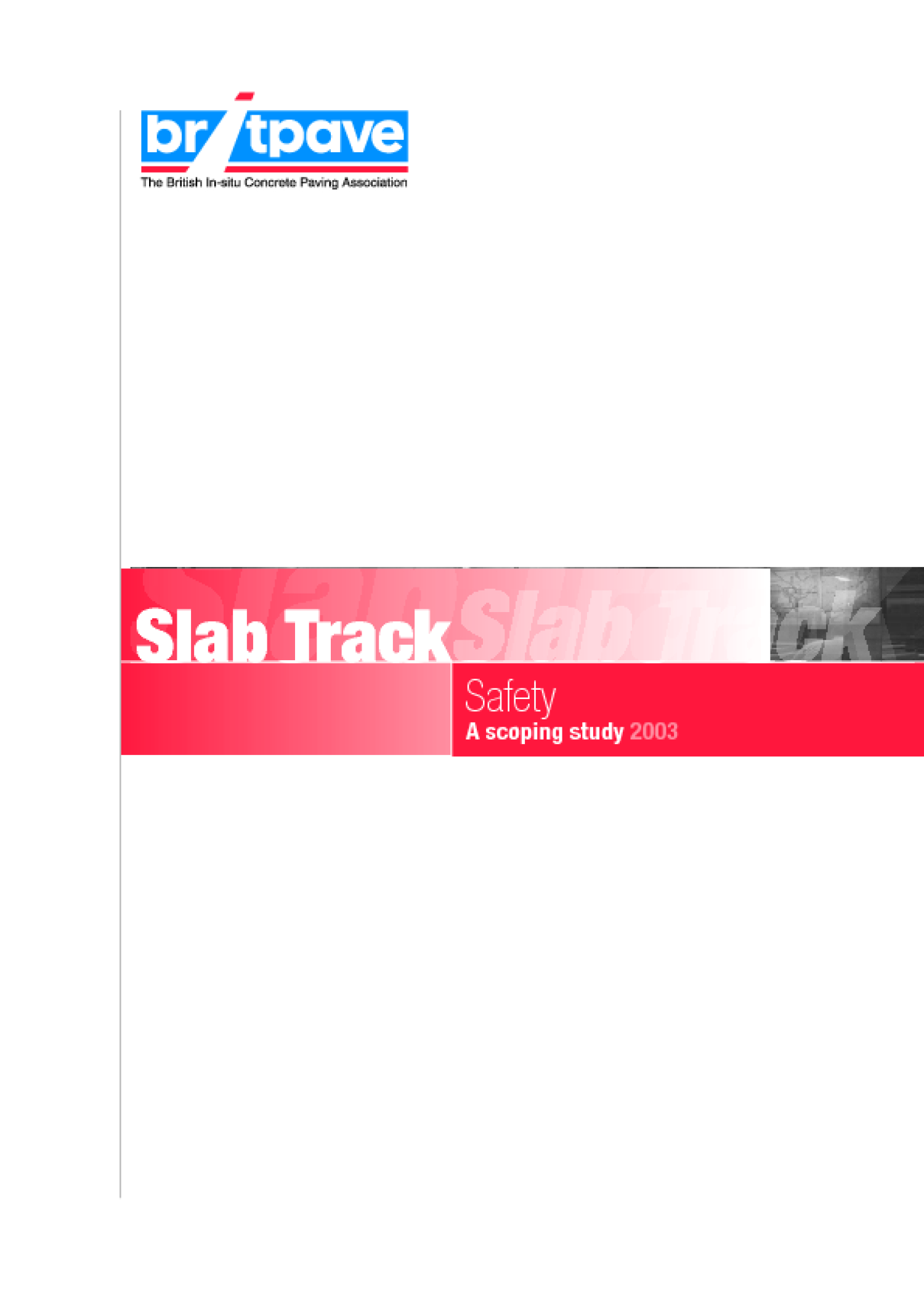 Picture of Slab Track - Safety